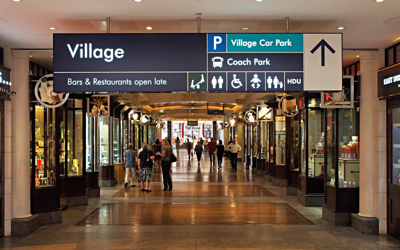 Bluewater wayfinding signs