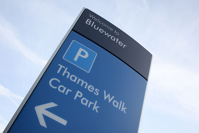 Bluewater entry signs