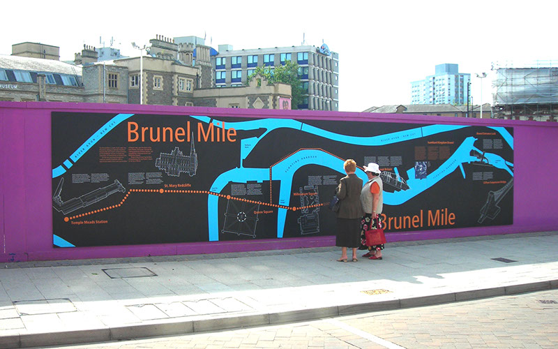 Brunel Mile map