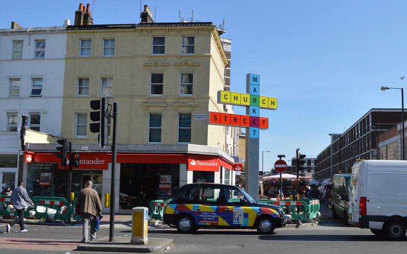 Church Street Market Sign