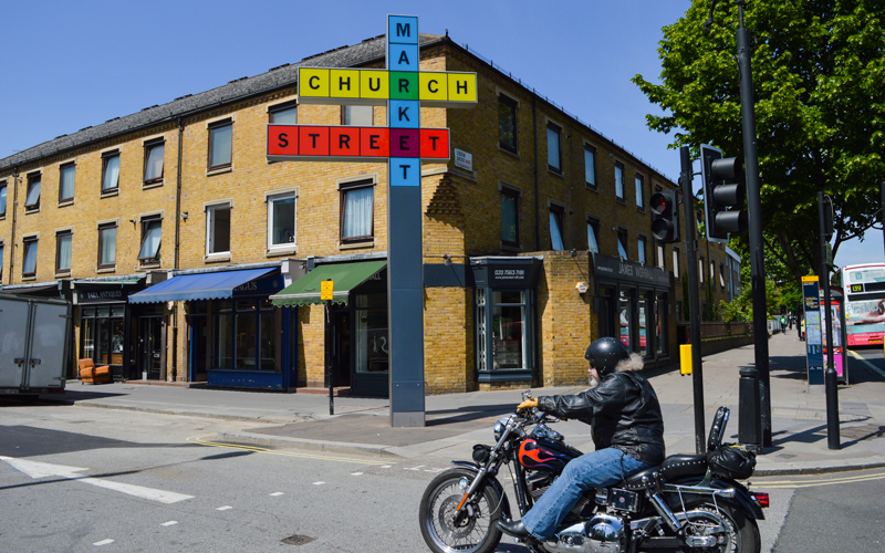 Church Street Market Sign 