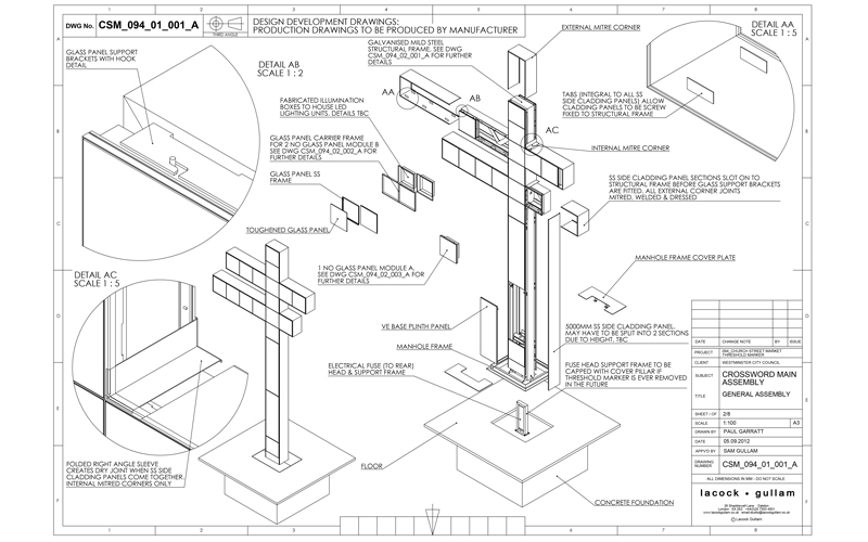 Church Street Market Sign drawing