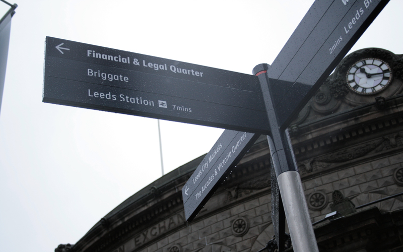 Leeds fingerpost