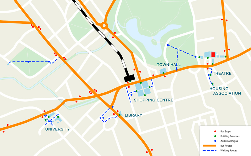 audible sign map