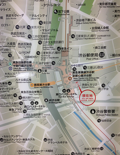 Tokyo map