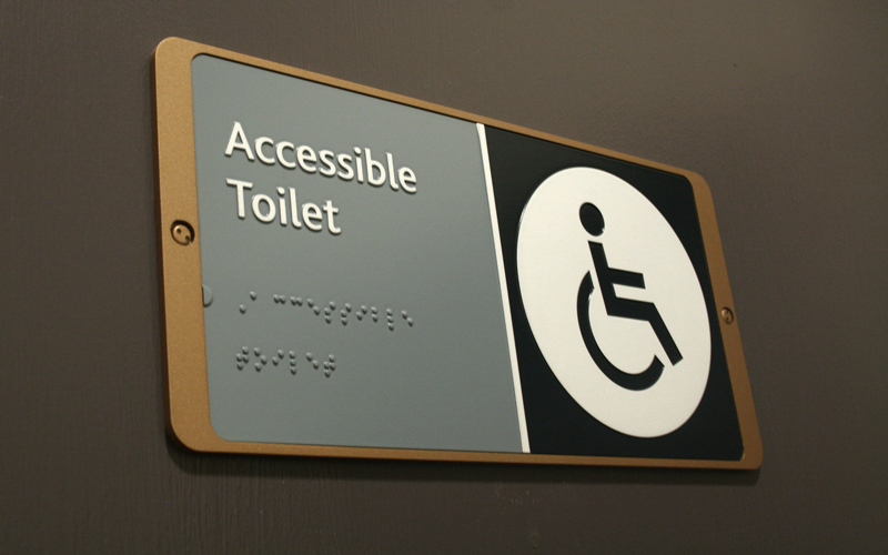 Touchwood toilet signs