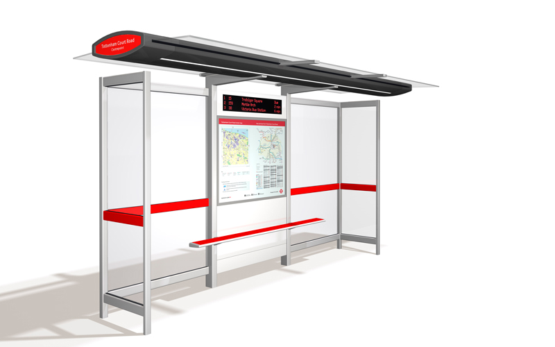 London Bus Shelter